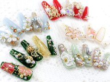 ネイルコレクション ピンク(Nail Collection Pink)/こってりスカルプ放題★3D花