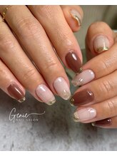 ジーニー(Genie)/チェック柄ネイル