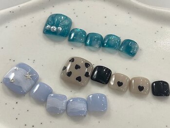 ネイルメゾン 梅田(NAIL MAISON)の写真/★FOOT★ウェルカムコース¥5300♪ご新規様限定！夏に向けてフットネイルを始めてみませんか？[梅田]