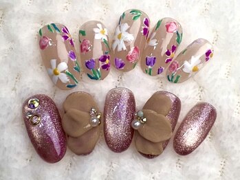 ミンツ 北浜店(Mint's)の写真/定額デザイン5104円～★シンプルなデザイン～トレンドデザインまでサンプル多数！フットメニューも有り♪