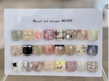 シャルフ(shalf)/フット親指アートデザイン¥6500