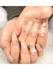 クロム×Vカットストーン