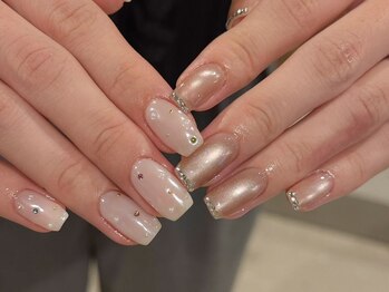 フィロンネイル 武蔵小杉2号店(filonnail)の写真/ショートネイル派の方必見*自爪に合うデザインをお探しの方に。お客様のお好みに合わせて選べるアート多数