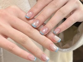 マグネットxフレンチネイル