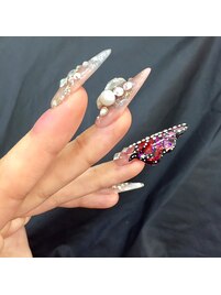 ネイルコンペ用特殊スカルプ