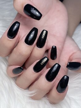 ホランイネイル(HORANGI NAIL)/ワンカラー+有料パーツ