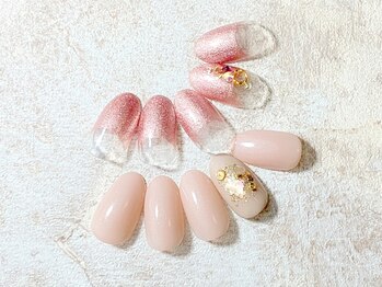 ピッピ 桜新町店(peep PEEP)の写真/上質ウォーターケア付◎期間限定！【ラメグラorカラーグラデ¥7980】選べるアートコースもあり！