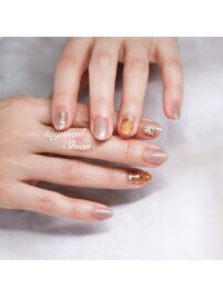 パラジェルべっ甲ネイル