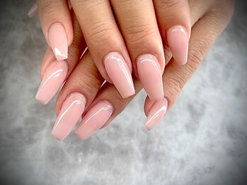 ヌル ネイル 堀江(NURU NAIL HORIE)/ちゅるんロングワンカラー☆