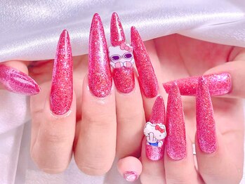 エムズ ネイルサロン(M2)/ロングシンプルワンカラーネイル