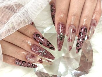 ベーシック 町田本店(Basic)の写真/チップ長さだしですらりと美しい指先へ♪長さだし＋デザインアートコース¥13000☆周りと差をつけるデザイン