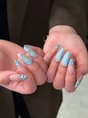ハートフレンチネイル