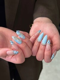 ハートフレンチネイル