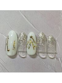 クリスマスネイル