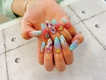 ネイル ビューティーマジック 葛西本店/マーメイドデザインネイル