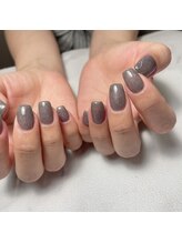 リシアネイル 高崎緑町店(Recia Nail)/キラキラ/ブラック/シック