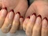 【再来】hand＊カラーフレンチ　¥5300