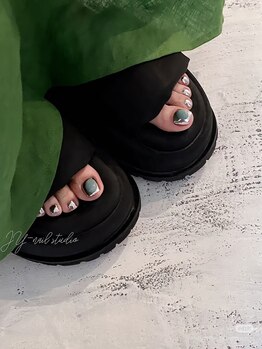 美人計ネイルサロン/Footデザインストーン無し¥8800