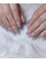 ユーズスタイル(U’style)/シャンパンゴールドラメグラ