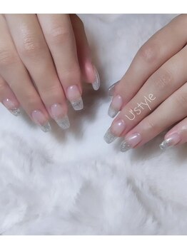 ユーズスタイル(U’style)/シャンパンゴールドラメグラ