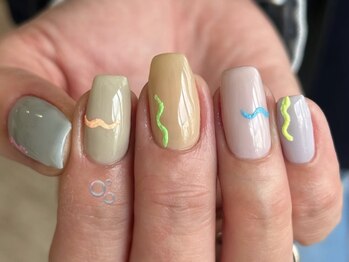 ネイルズカフェアン 飾磨店(nails cafe an)/hand : 付け放題 ¥8250