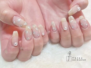 ネイルアンドまつげエクステ専門サロン スリー(THREE)/大人女子ネイル・パール