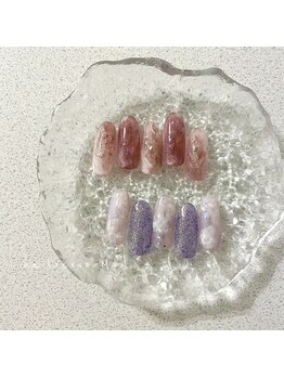 ネイルコーボー ムー(nail×covo=Mu.)の写真/リピート率No.1！当店の大人気看板メニュー★【＊special art 定額 ＊￥7000＊】毎月変わる2デザイン♪