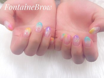 フォンテーヌブロー 鞍月店(Fontaine Brow)の写真/【HAND/FOOTフリーデザイン】当店人気！パーツ代込みアートし放題！お気に入りデザインができる♪