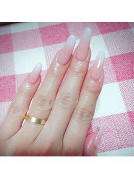 アイル ビューティーサロン(Airu Beauty Salon)/ナチュラル系白グラデーション