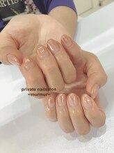 プライベート ネイルサロン マーマ(murmur)/ミラーグラデーションネイル