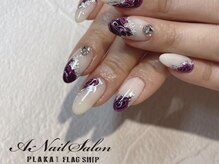 エーネイルサロン プラーカ本店(A-Nail Salon)/　パープルマーブル