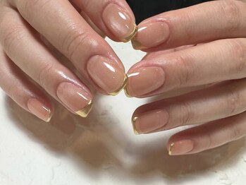 デューネイルスタジオ(dew nail studio)/シンプルフレンチ
