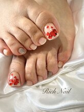 リッチネイル(Rich Nail)/ハートフットネイル