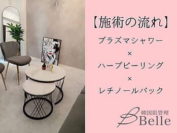 ベル 小倉(Belle)/韓国肌管理｜施術の工程