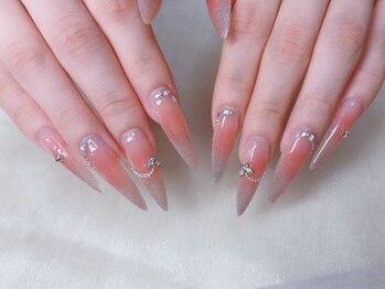 スノーネイルサロン 新宿店(Snow nail salon)/チーク/ラメグラ/パーツ