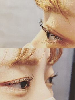 ヒーリングエステ ヌアージュ(nuage by White Room)の写真/《豊富なロッドで理想を叶える★》目の印象を変える立ち上げカール、目尻を流して大人な雰囲気にも‥◎