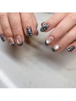 エンズネイル(O’s nail)/ツイードネイル