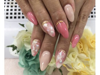 ディーネイル 天王寺(D-nail)/(日置)シェル タイダイ