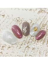 ネイルサロン クイル(QUILL)/４月オーロラカラー（１）