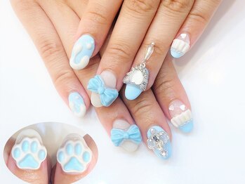 ネイルコレクション ピンク(Nail Collection Pink)/長さ出しジェル放題★3Dレース