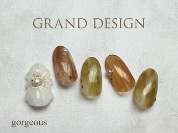 グランドデザイン 大垣店(GRAND DESIGN)/ぷっくりフラワーネイル