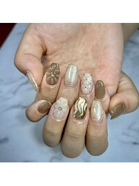 秋のぷっくりフラワー