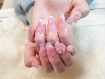 ダイアネイルサロン(DI'Aネイルサロン)/チーク×マグネットフレンチ