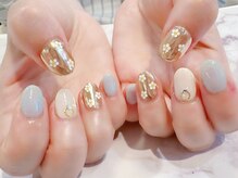 ラルネイル 大宮(Lull. nail)/#シアーカラー#ミラーネイル