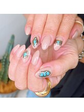 リグネイルスタジオ(Lig nail studio)/ターコイズネイル