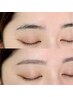 眉毛アイブロウデザインWAX/眉毛CUT/眉毛メイク仕上げ　¥4400