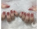 チークネイル＋長さだし