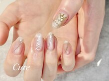 ネイル アンド まつげエクステサロン キュア(Cure)/マグネット＋フレンチライン