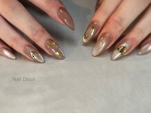 ネイル ドゥ 岡山駅前店(Nail Doux)/ハート＆マグネットネイル