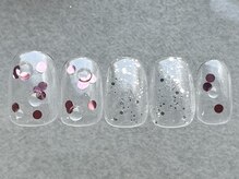 ネイルメゾン 天神店(NAIL MAISON)/ホロクリア水滴￥4300